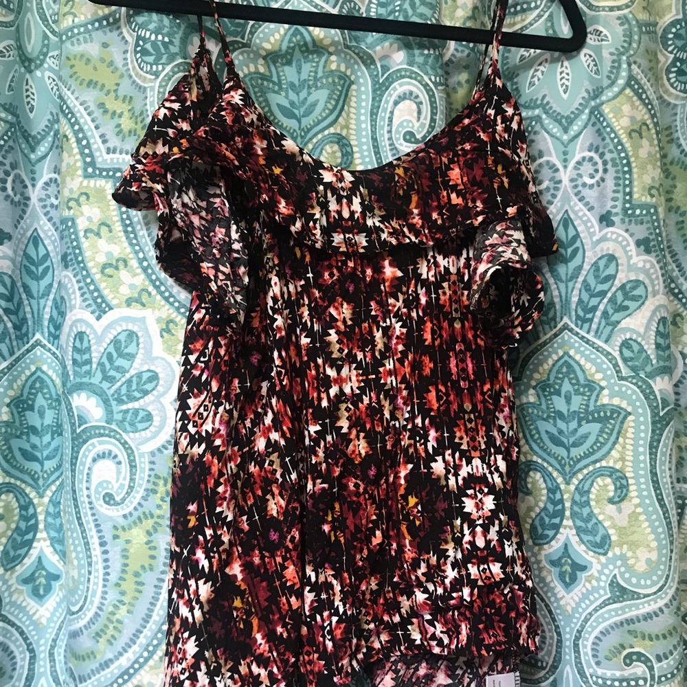 Off the shoulder high low top
